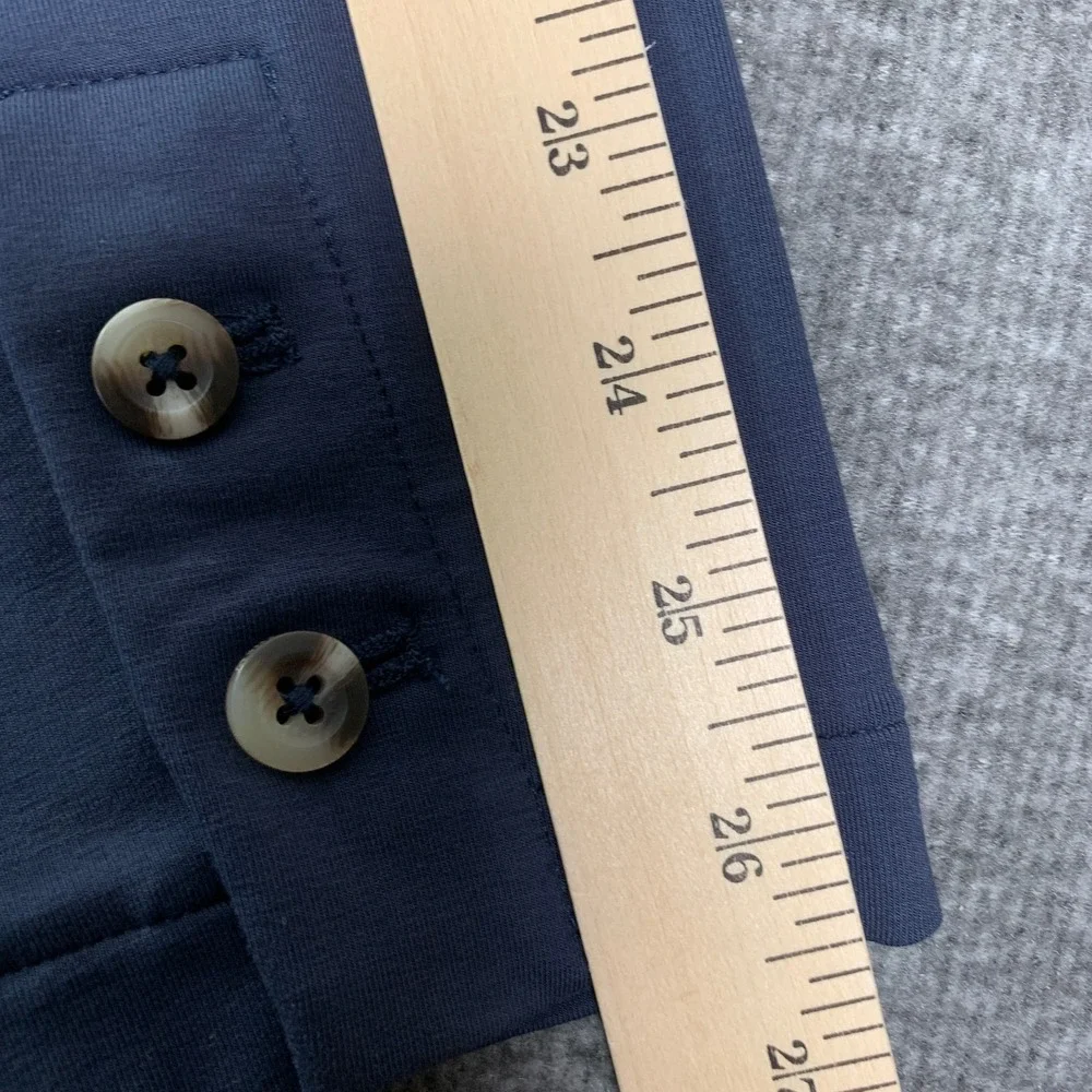 Travis Mathew Blazer Jacket Men XL Stretch Knit Navy Sport Coat Unlined Modern